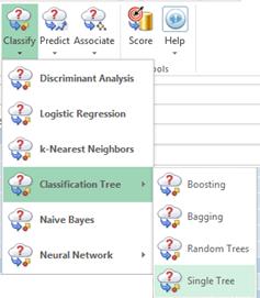 NYC Taxi Fares XLMiner Classification Tree