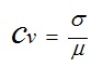 PsiCoeffVar Statistic Function