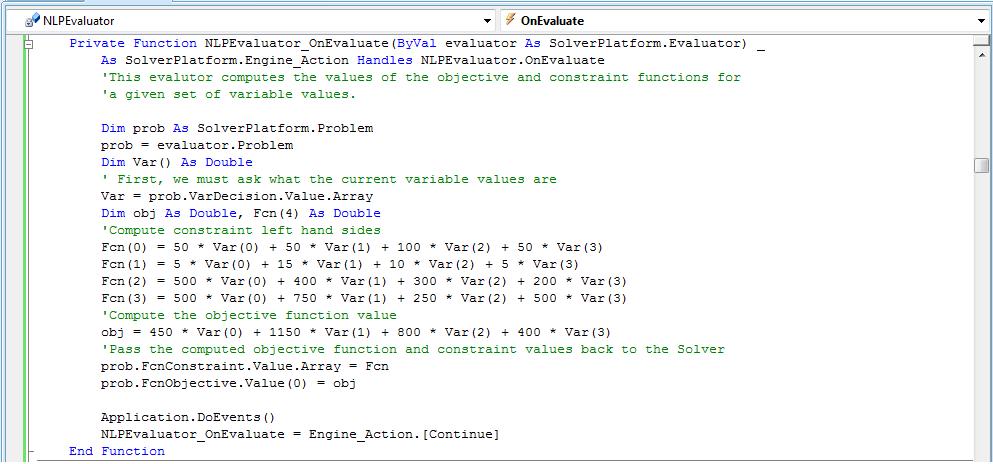 Solver Tutorial Step By Step Product Mix Example In Visual Basic Solver